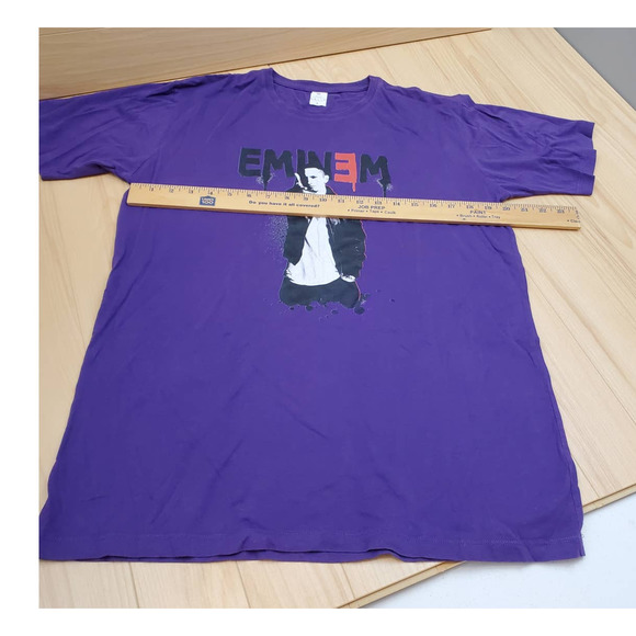 Eminem Purple L T Shirt High Quality Tight Stitch by A Unique Collection - Picture 4 of 5